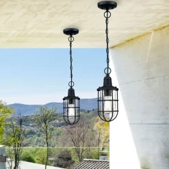 Westinghouse Udendørs Pendellamper>Crestview udendørs hængelampe, bur