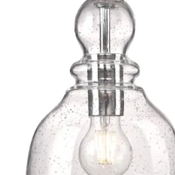 Westinghouse hængelampe Fiona, børstet nikkel, Ø 18 cm