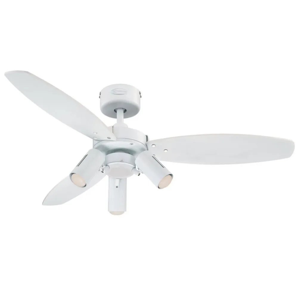 Westinghouse Jet Plus ventilator med lys 3 lyskilder.