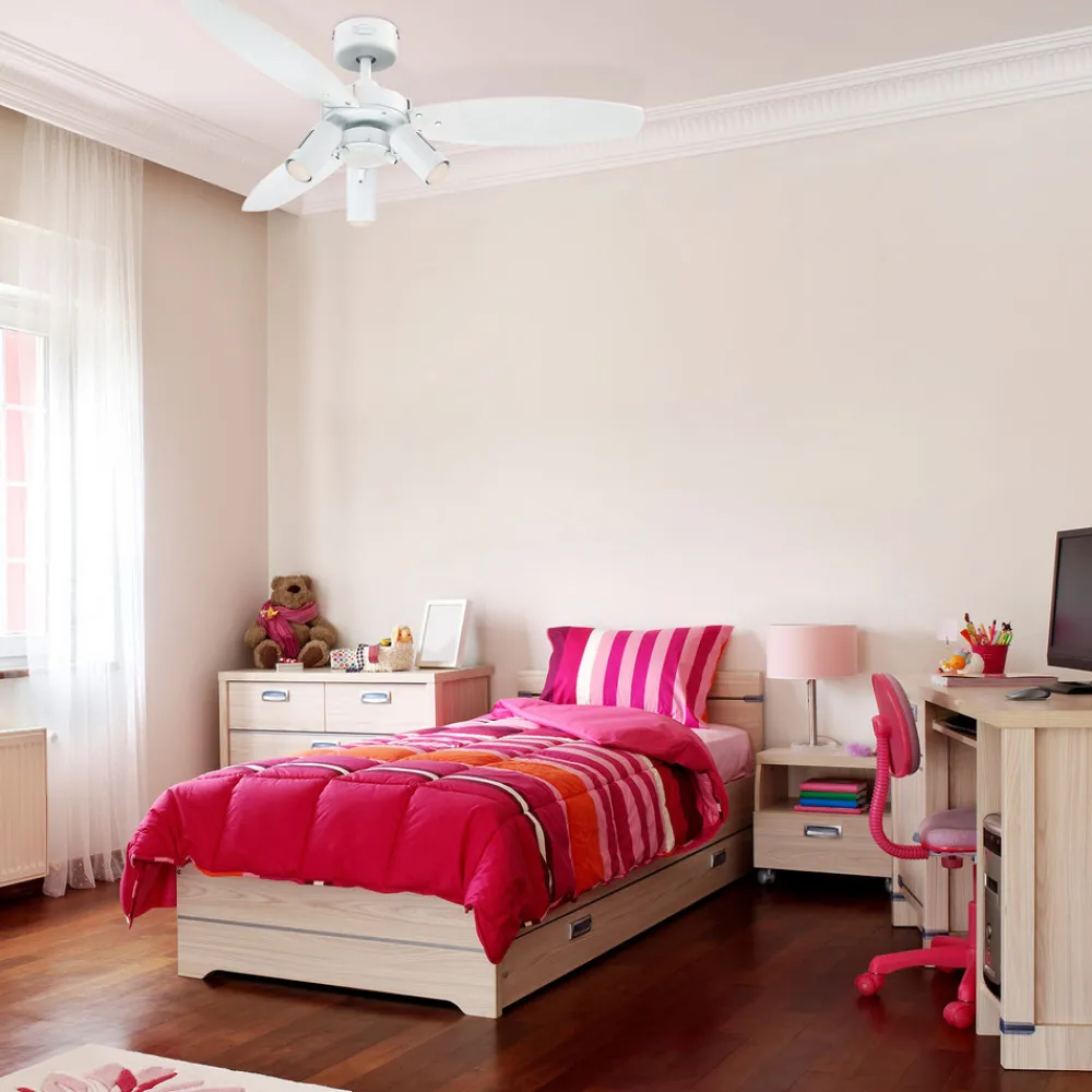 Westinghouse Jet Plus ventilator med lys 3 lyskilder.