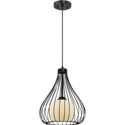 Westinghouse pendellampe 6205140, sort mat