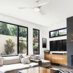 Westinghouse Pierre LED-loftventilator, hvid