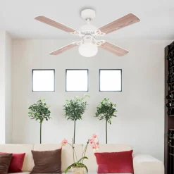 Vegas ventilator, lys, hvid/fyr^Westinghouse Online