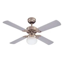 Westinghouse Loftventilatorer>Vegas ventilator m. lys Lys, aluminium b.