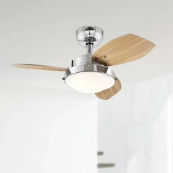 Westinghouse Wengue loftventilator, E14-lampe