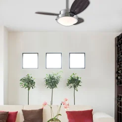 Westinghouse Wengue loftventilator, E14-lampe