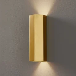 Wever & Ducré Lighting WEVER & DUCRÉ Hexo mini 2.0 væglampe 20 cm guld