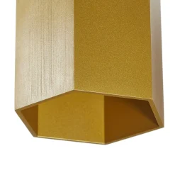 Wever & Ducré Lighting WEVER & DUCRÉ Hexo mini 2.0 væglampe 20 cm guld
