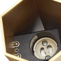 Wever & Ducré Lighting WEVER & DUCRÉ Hexo mini 2.0 væglampe 20 cm guld