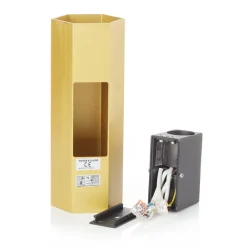 Wever & Ducré Lighting WEVER & DUCRÉ Hexo mini 2.0 væglampe 20 cm guld