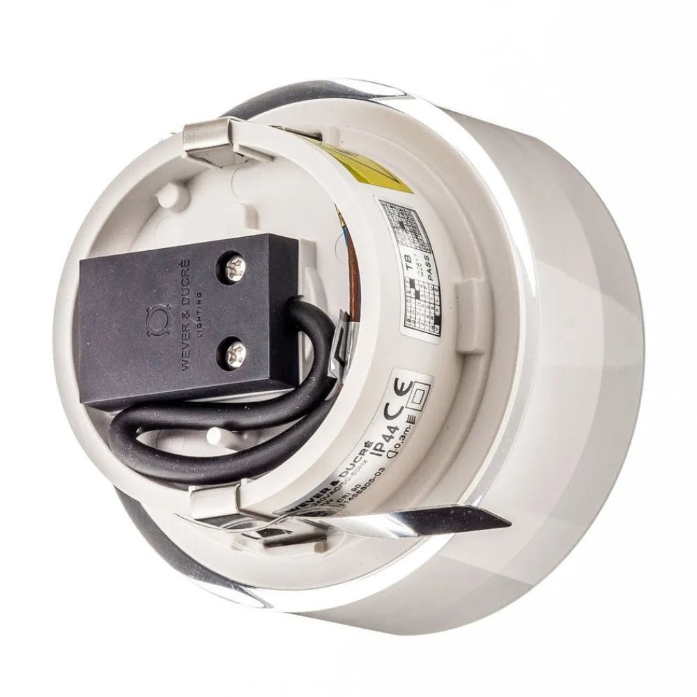 Wever & Ducré Lighting WEVER & DUCRÉ Mirbi IP44 1.0 LED-indbygningslampe rund