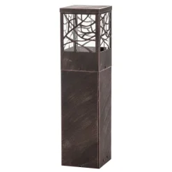 Brilliant Whitney sokkellampe, rustfarvet