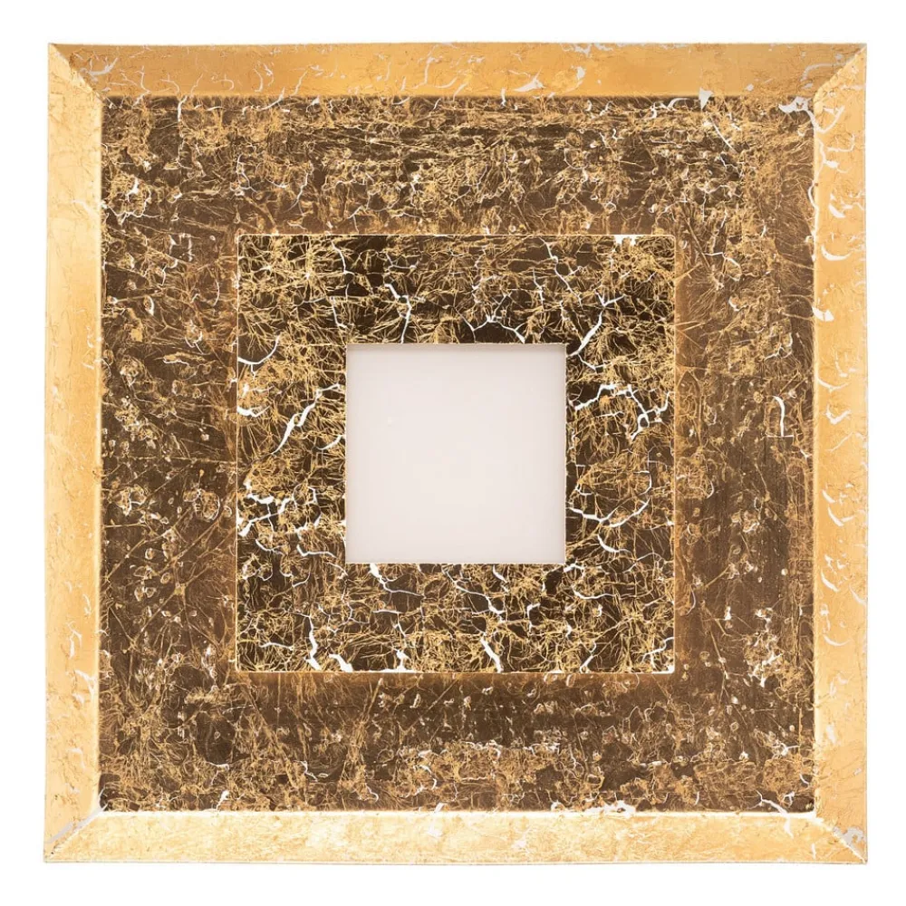 Eco-Light Væglamper>Window LED-væglampe, 32x32 cm, guld