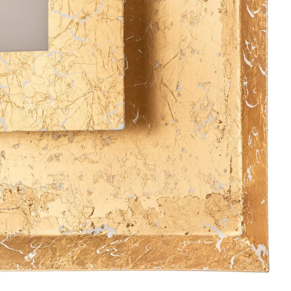 Eco-Light Væglamper>Window LED-væglampe, 32x32 cm, guld