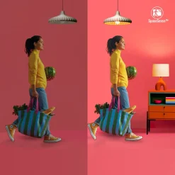 A60 LED-pære Wi-Fi E27 7W ravfarvet CCT^WiZ Discount