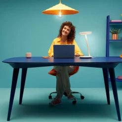 Portrait LED-bordlampe, ringlys, sensor, CCT^WiZ Best