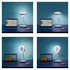 Portrait LED-bordlampe, ringlys, sensor, CCT^WiZ Best