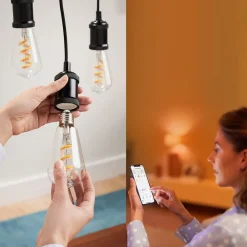 WiZ ST64 LED-filamentpære WiFi E27 6,3 W RGBW