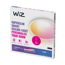 SuperSlim LED-loftslampe RGBW Ø42cm hvid^WiZ New