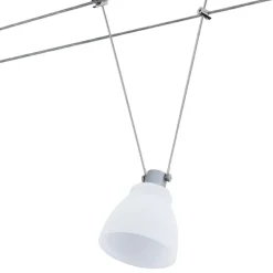 Wolbi glasskærm i hvidt^Paulmann