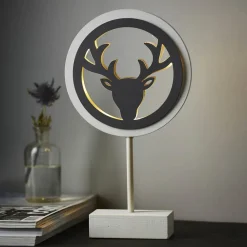 Woodworks LED-deko-bordlampe^STAR TRADING Best