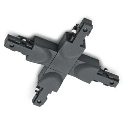 X-connector DUOline 2-fase skinne, sort mat^Trio Lighting Hot