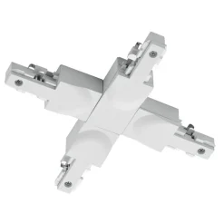 Trio Lighting Skinnesystem>X-connector DUOline 2-fase skinne, hvid mat