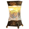 Woru Xenia bordlampe med spiralmotiv