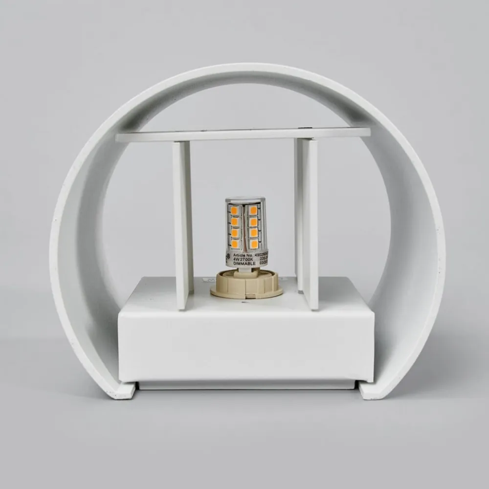 Xio LED-væglampe, bredde 13 cm, hvid^Lucide Best