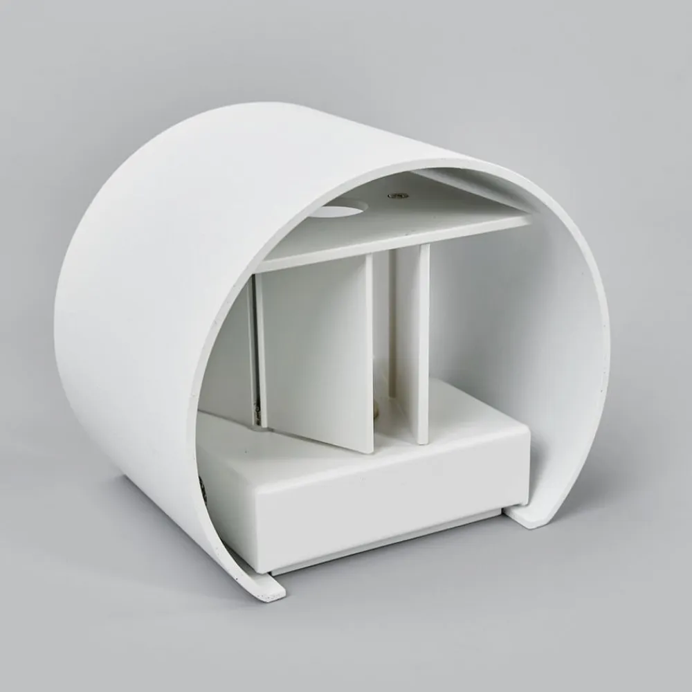 Xio LED-væglampe, bredde 13 cm, hvid^Lucide Best