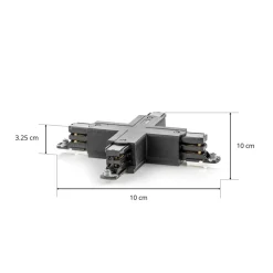 X-tilslutning Noa 3-faset strømskinne, sort^GLOBAL Online