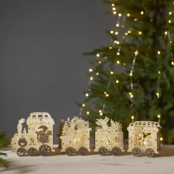 Yuletide LED-dekorationslampe som juletog^STAR TRADING Discount