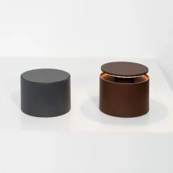 Zafferano Push-up batteridrevet bordlampe IP54 corten