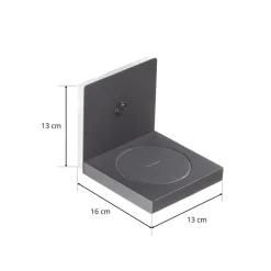 Zanzibar LED-væglampe med ladestation, sort^Mantra Iluminación Clearance