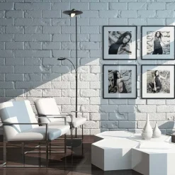 Zenith LED-gulvlampe, læselampe, CCT, metal, sort^Steinhauer Best