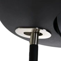 Zenith LED-gulvlampe, læselampe, CCT, metal, sort^Steinhauer Best