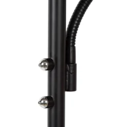 Lucide Zenith LED-uplight med LED-læselampe, sort