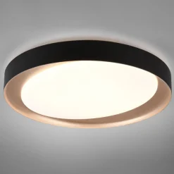 Reality Leuchten Loftlamper>Zeta LED-loftlampe, tunable white, sort/guld