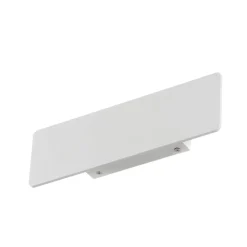 Ideallux Zig Zag LED-væglampe hvid, bredde 29 cm