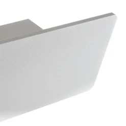 Ideallux Zig Zag LED-væglampe hvid, bredde 29 cm