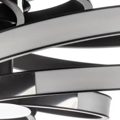 Domiluce Zoya LED-loftslampe, sort